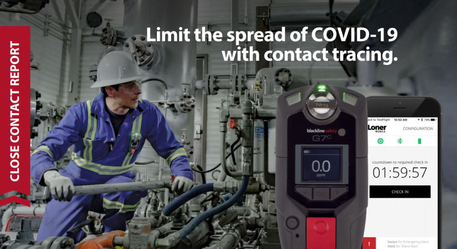 Industrial contact tracing for COVID-19