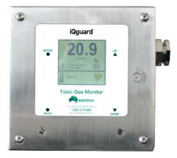 iQGuard sensor stainless steel housing from Austech by AmpControl at Aegis Sales & Service