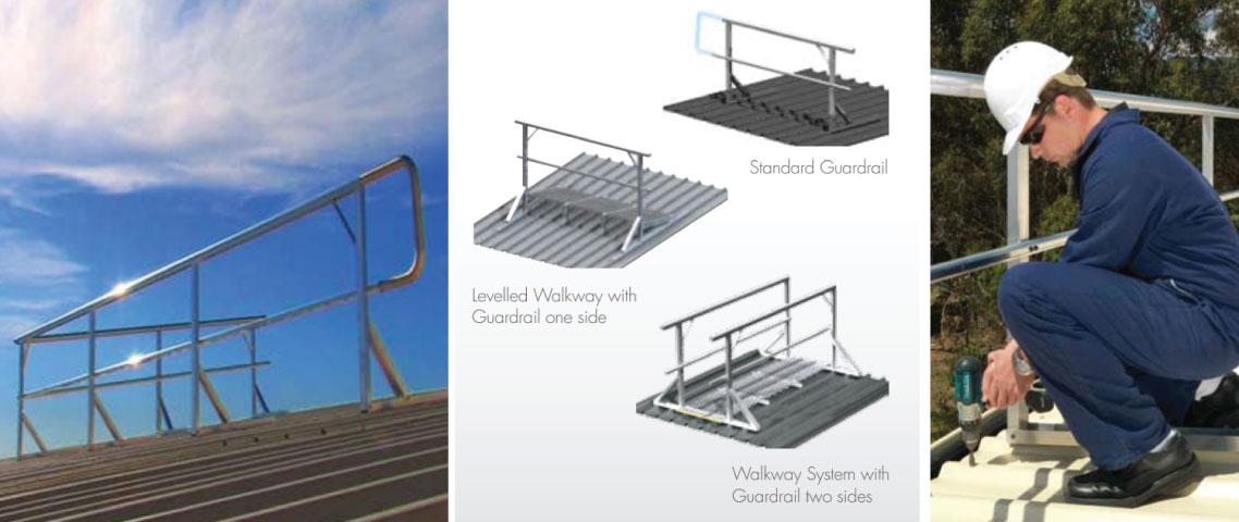 Roof Safety Guardrail / Handrail Safety System